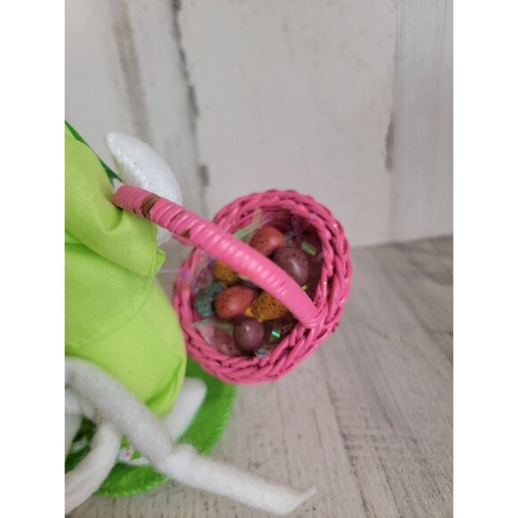 Annalee Mouse boy basket eggs green outfit Decor Easter - Picture 6 of 9